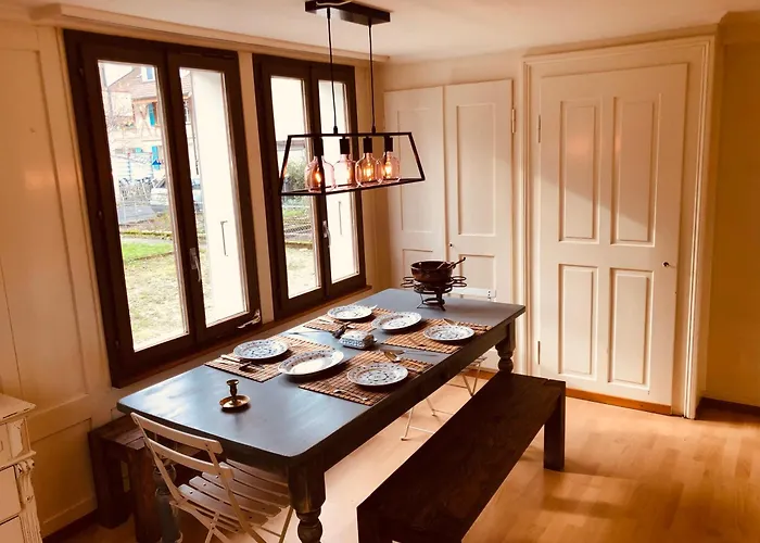 Simple Flat 64m2 Center Private Parking Small Bathroom * Burgdorf